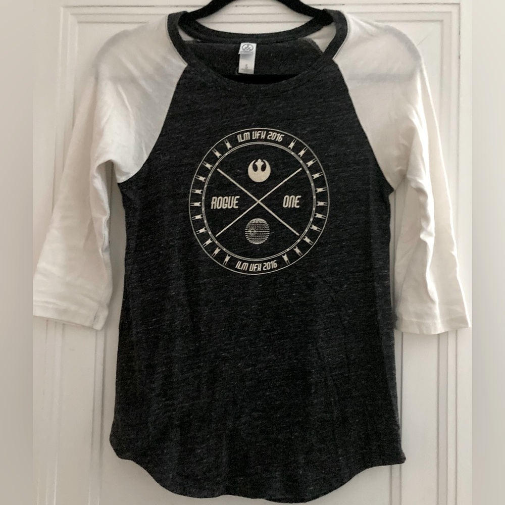 Star Wars Rogue One ILM VFX Crew Tee Women’s 3/4 Sleeve - Rare